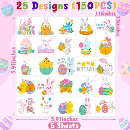 150 PCS Summer Temporary Tattoos, 6 Sheets Waterproof Fake Tattoos with Tropical Fruits Flamingos Hello Summer for Adults Pool Party, Hawaiian Stickers for Hawaiian Luau Party Favors Supplies