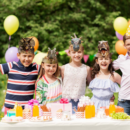 Gersoniel 24 Pcs Party Hats for Kids Paper Headbands Crown for Boys Girls, Birthday Party Decoration Favors