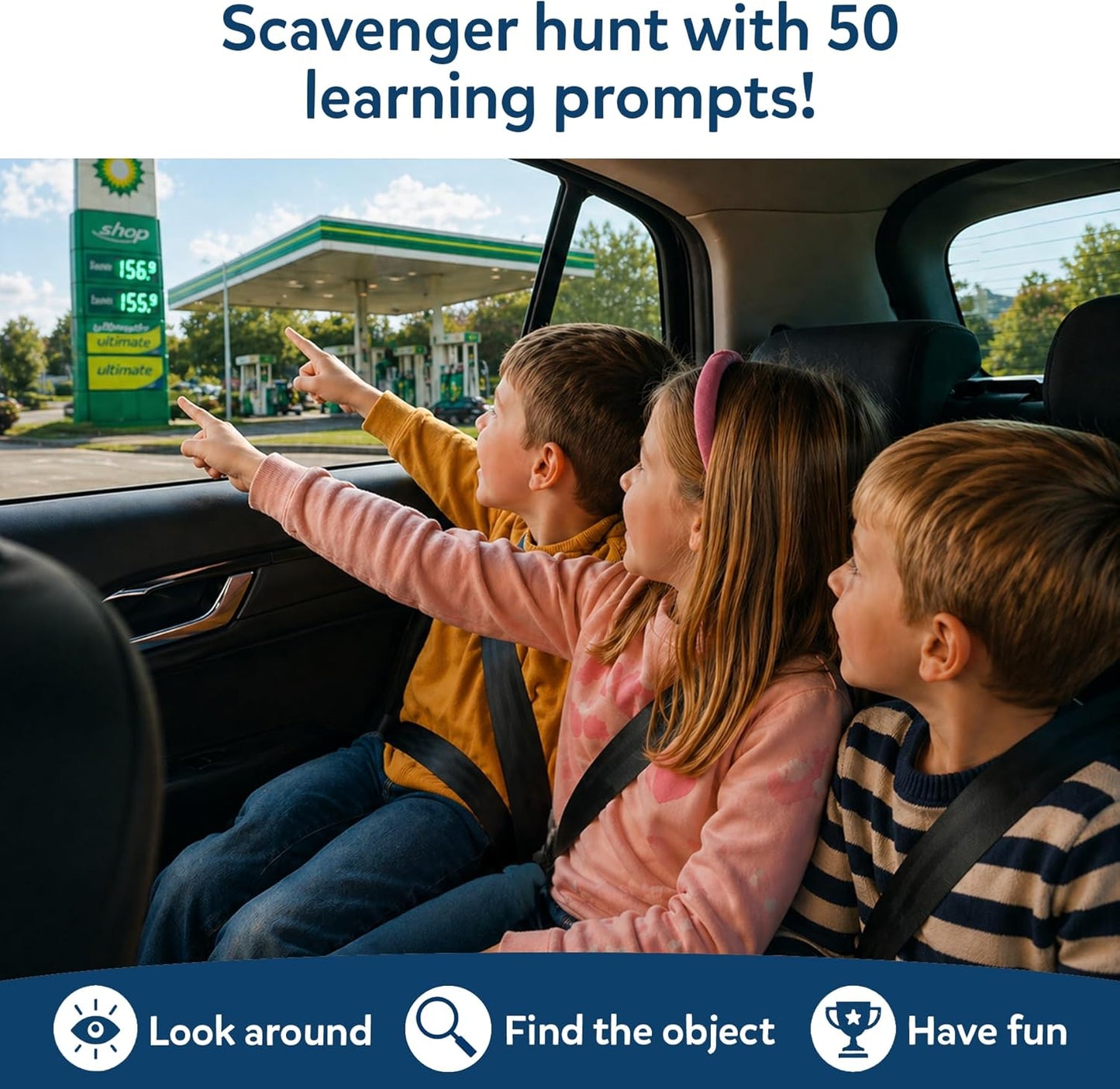 Skillmatics Outdoor Scavenger Hunt Card Game - Found It, Learning Toys, Educational Game Collections, Gifts for Kids, Boys, Girls and Families, for Ages 4, 5, 6, 7, Perfect for Home, School, Playdates