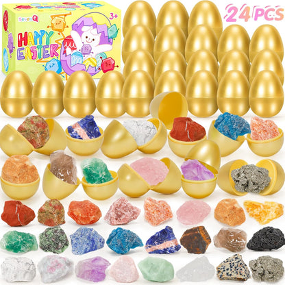 SevenQ Toy Cars Easter Basket Stuffers 24 Pcs, Prefilled Easter Egg Fillers Race Car Party Favors for Kids Birthday Goodie Bag Treasure Box Toys for Classroom Treat Prizes Pinata Egg Hunt Supplies