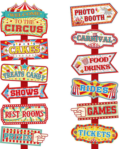 24 Pieces Retirement Decorations Retirement Party Directional Sign Retired Welcome Signs for Adults Retirement Themed Party Decorations Birthday Party Supplies