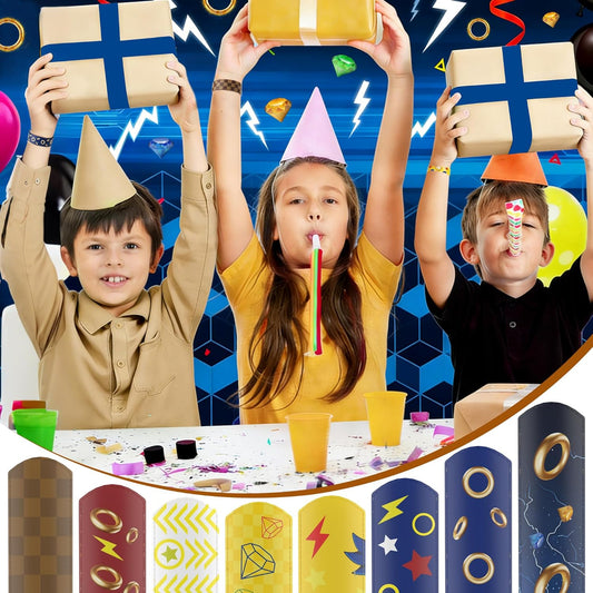 48PCS Spider Slap Bracelets for Kids, Party Favors Snap Wristbands, Cool Spider Web Design, Bulk Slap Bracelets for Classroom Prizes Birthday Goodie Bag Fillers Boys Girls