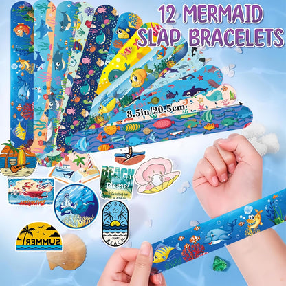 Mexican Fiesta Party Favor 122 PCS Mexican Themed 12 Slap Bracelets 12 Silicone Bracelets 50 Stickers 12 glitter drinking straws 12 Fiesta Keychains 12 Candy Bags 12 Bubble Wands for Mexican Party