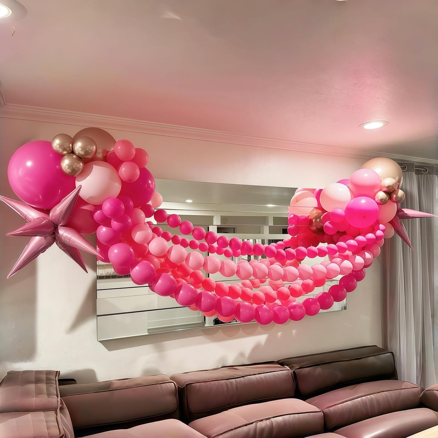 Gold Quick Link Balloons, 60PCS Linking for Balloon Wall Arch Chains, 6inch Linkable for Wedding Birthday Baby Shower Engagement Graduation Party Decorations
