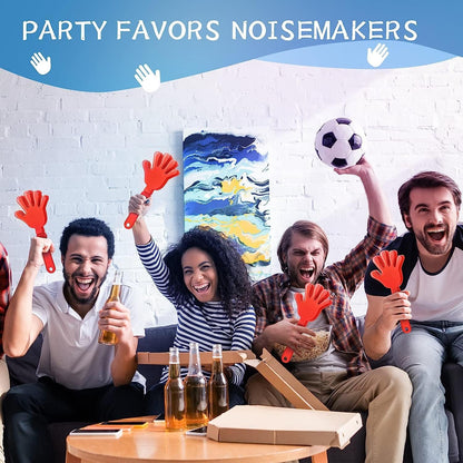 48 Pieces Royal Blue Hand Clappers 7.5 Inch Clappers Noisemakers Noise Makers Party Favors Plastic Clapper Sporting Events Cheers Ball Dance Basketball Football Noisemakers （Royal Blue）