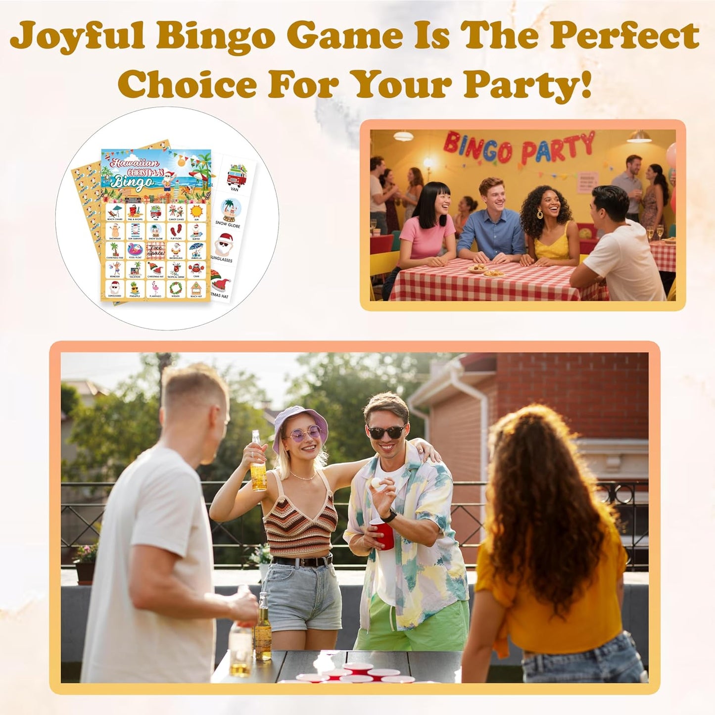 Book Bingo Game, Reading Party Bingo Cards Set, Read Themed Party Games Supplies for Book Lovers, Adults Family Friends Holiday Activities Favors Decorations for 24 Player, 01