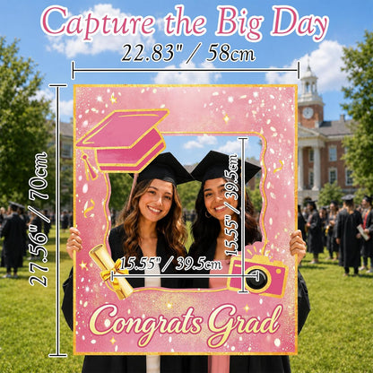 Nurse Photo Booth Props Graduation Decorations, Proud to Be A Nurse Large Selfie Photo Frame Cutout Nurses Week Lawn Decor Grad Party Supplies Blue