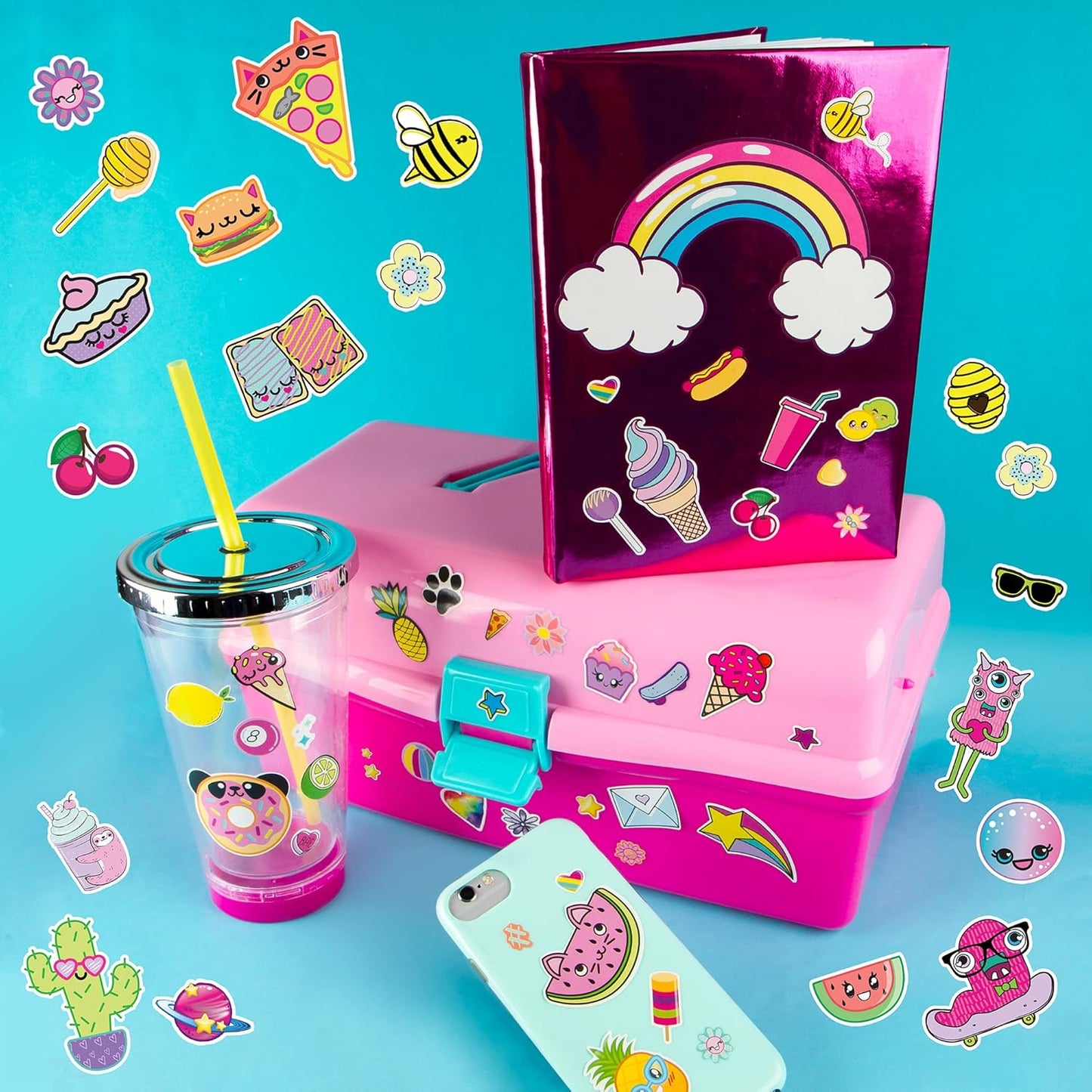 Fashion Angels 1000+ Ridiculously Cute Stickers for Kids - Fun Craft Stickers for Scrapbooks, Planners, Gifts and Rewards, 40-Page Sticker Book for Kids Ages 6+ and Up