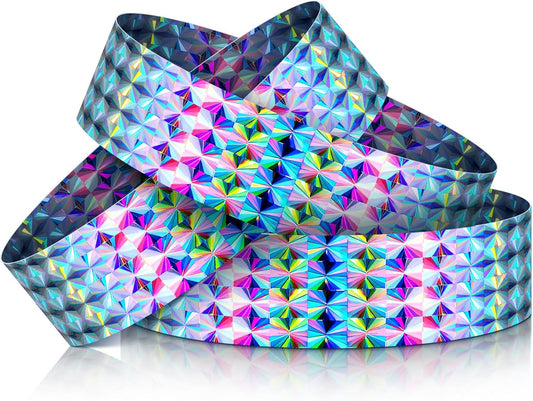 Ctosree 500 Pcs Holographic Plastic Wristbands Waterproof Wristbands for Events Neon Wrist Bands for Water Parks Concerts Festivals Party Conferences Security Admission (Classical)