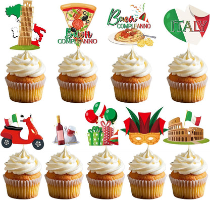 Wildflower Birthday Party Decorations, 36PCS Flower Floral Cupcake Toppers Decoration, Baby in Bloom Baby Shower Cupcake Picks Decor Party Supplies for Gilrs Women