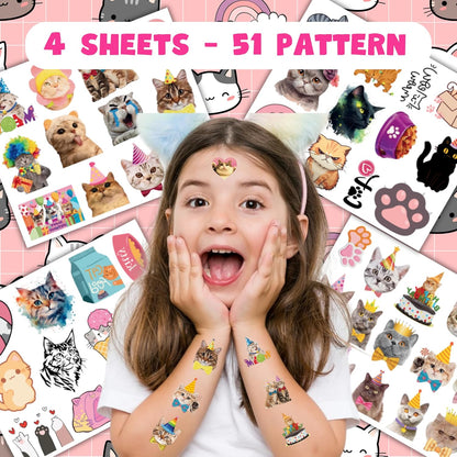 Horse Temporary Tattoos 52 Pcs Horse Tattoos for Kids Birthday Party Supplies Favors Tattoos Stickers Super Cute Gifts Party Decorations Girls Boys Classroom School Prizes Themed