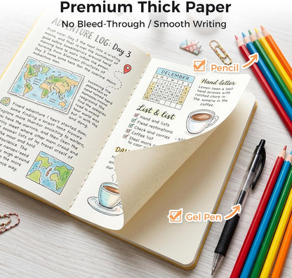 Koogel 32 Pack Small Notebooks Bulk, 3.5 x 5.5 Inch Mini Journal Pocket Notepads Set for Back To School, Colorful Cover Memo Notepad for Kids Students Office Supplies,Tiny Note Book Bulk