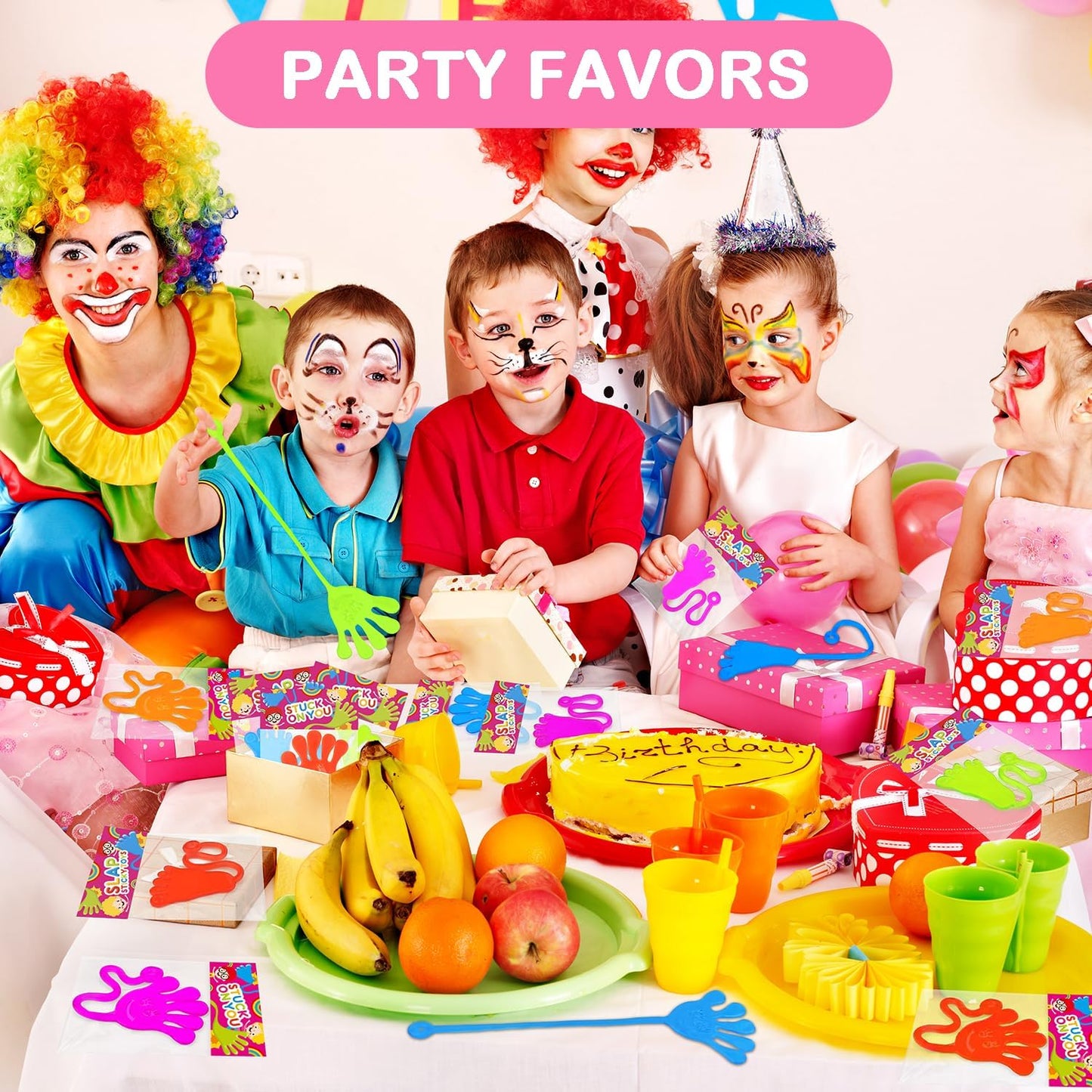 Large Sticky Hands & Feet Party Favors Supplies for Toddlers (20 PCS),Birthday Pinata Goodie Bag Stuffer Fillers for Kids,School Student Non Candy Treats Treasure Box Prizes Toys Gifts for Boys Girls