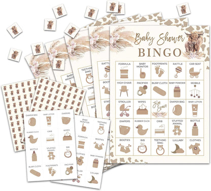 Baseball Bingo Card Game, Baseball Bingo Game for Adults, Sports Party Supplies, Favors, Baseball Party Decorations, Gift – 24 Players Bingo Game, C06