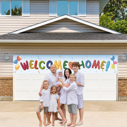 Large Welcome Home Banner, Welcome Home Yard Banner, Outdoor Indoor Yard Sign Party Decoration for Family Gatherings, Special Occasions, Marine Corps, Housewarming