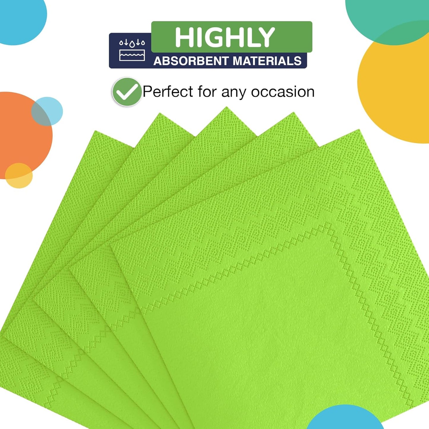 Party Solids Purple Paper Napkins Disposable Everyday 50 Pcs 2 Ply Purple Dinner Napkins Paper Everyday For Parties & Party Supplies