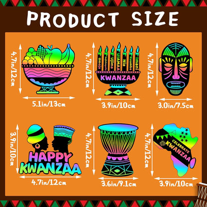 JULMELON 36 PCS Ocean Crafts, Rainbow Scratch Art Under The Sea Party Favors DIY Magic Color Summer Ocean Animals Scratch Cards for Summer Party Favors School Activities