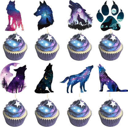 Wildflower Birthday Party Decorations, 36PCS Flower Floral Cupcake Toppers Decoration, Baby in Bloom Baby Shower Cupcake Picks Decor Party Supplies for Gilrs Women