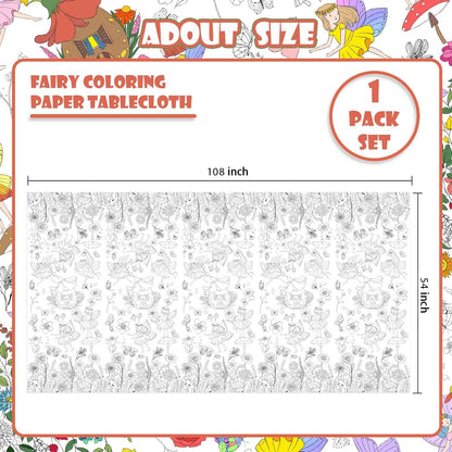 Giant Construction Party Coloring Tablecloth for Kids - Huge Construction Theme Table Cover Large Dump Truck Vehicle Painting Poster for Children Birthday Party Supplies 54x108 Inch