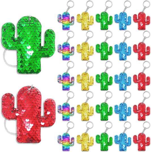 CiciBear 25 Pack Crown Sequin Keychains for Gold Themed Party Favors, Kids and Adults Birthday Gift, Baby Shower, Crown Princess Prince King Queen Party, 5 Colors, Small