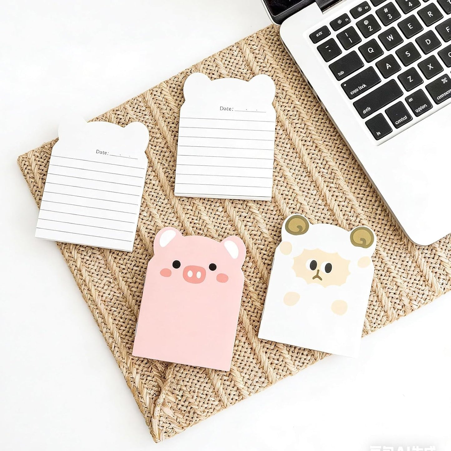 30 Packs Mini Animal Notebooks, Cute notebooks for kids Bulk Cartoon Frog Puppy Pig Chick Cow Notepad Themed Party Favors for School Christmas Supplies