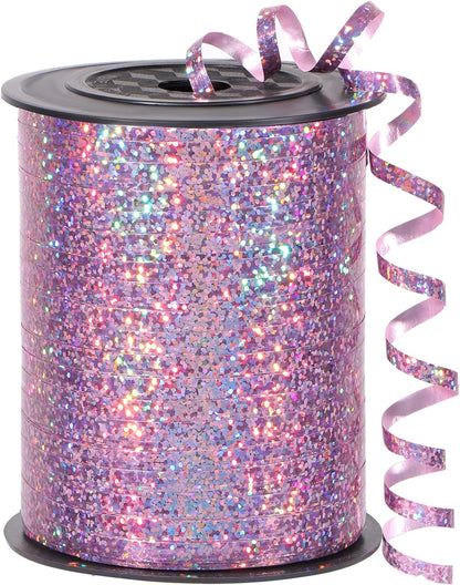 Rose Gold Curling Ribbon - 500 Yard Shiny Metallic Curling Ribbon for Gift Wrapping, Balloons, Birthdays & Parties