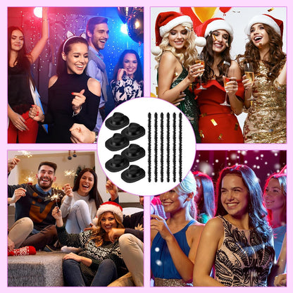 JaGely 48 Pieces Neon Party Supplies 24 Neon Gangster Hats 24 Pcs Feather Boas for Wedding Glow Party Supplies Birthday Props