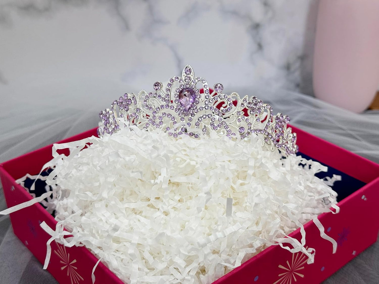 JETKONG 3 Pcs Bachelorette Party Decorations Bridal Shower Crown, Bride to Be Sash&Veil for Women Bachelorette Party Gifts, Bachelorette Party Supplies, Gifts, Favors (Rose Gold)