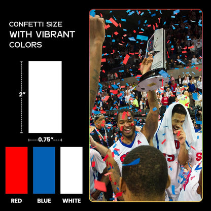 Ultimate Confetti, Multicolor Biodegradable Confetti - Rectangular Fluttering Tissue Paper Confetti for Cannon and Launcher use - Best for Holidays, Birthday, Wedding, and Parties - 1 lb, 16 oz