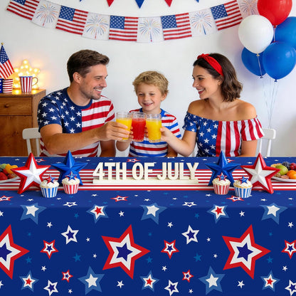 Childom 1 Pack Fourth of July Coloring Tablecloth for Kids,4th of July Crafts for Kids 30"x72" Giant Coloring Poster Table Cloth,Large Paper Poster Crafts Party Activities,4th of July Paper Tablecloth