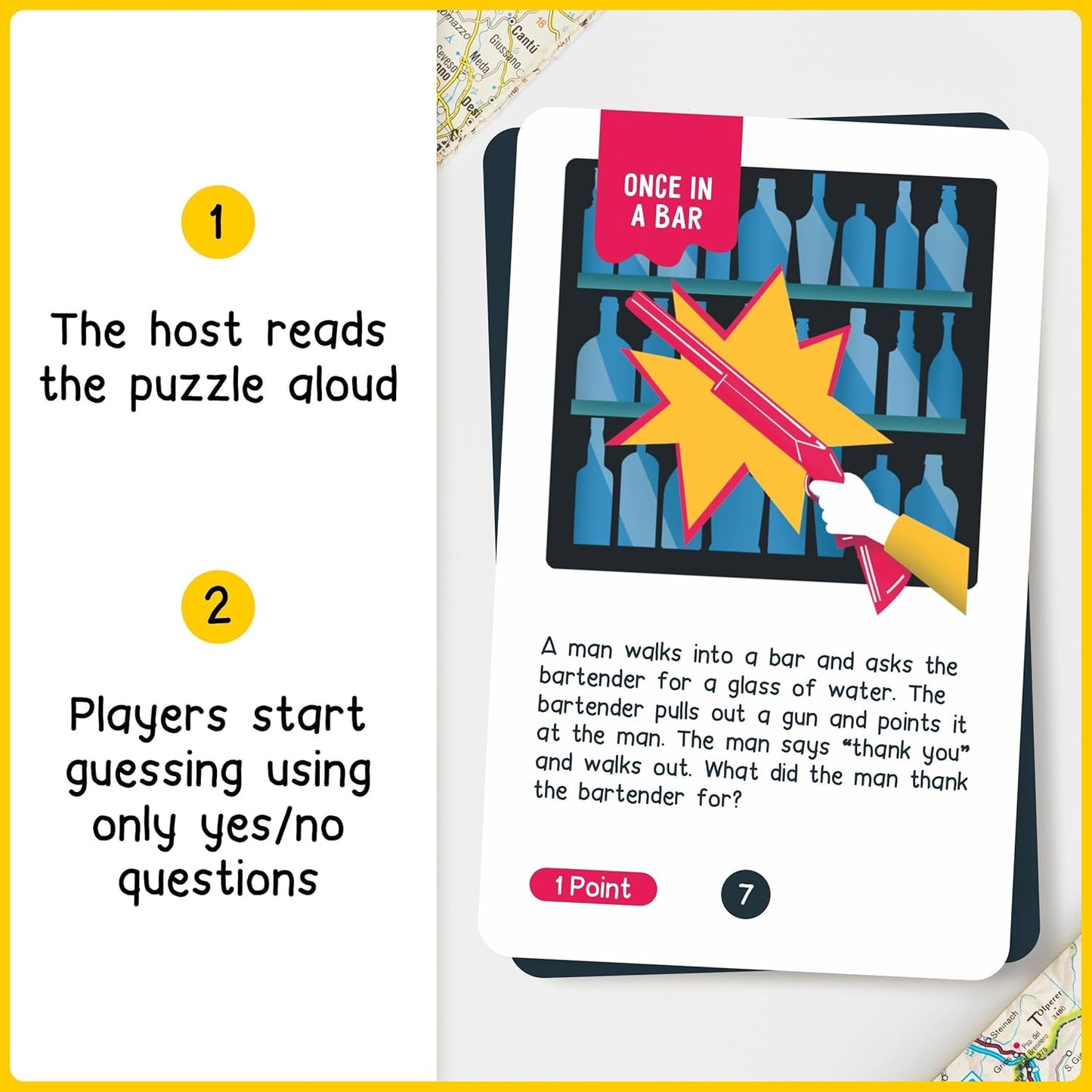 WELL BALANCED Road Trip Mysteries - Car Game for Adults & Teens, Road Trip Travel Essentials
