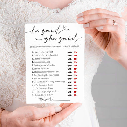 Bridal Shower Bingo, What Will The Bride to Be Receive, 25Pcs Bridal Bingo Game Cards, Engagement Party Games for Guests, Minimalist White Wedding Party Supplies - A18