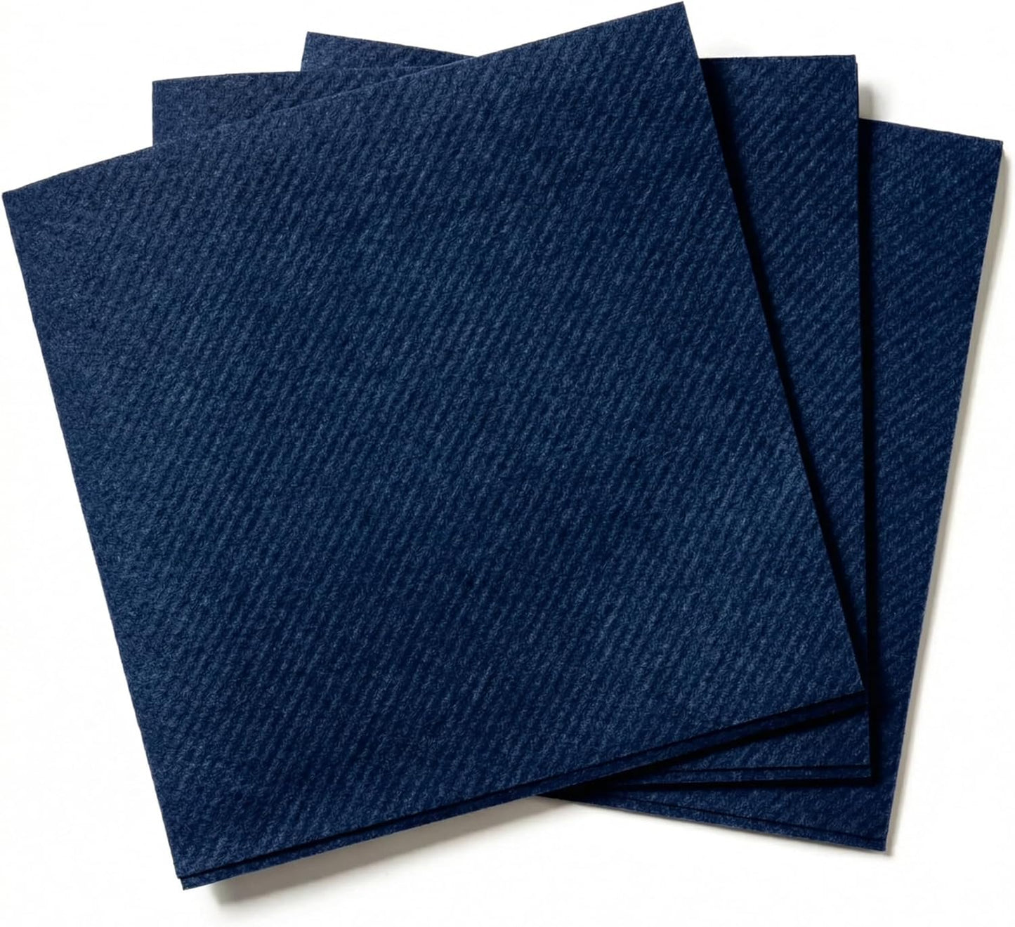 AH AMERICAN HOMESTEAD Cocktail Napkins-Disposable Beverage/Bar Napkins-White Linen-Like Square Napkins-Eco-Friendly & Compostable-Everyday Use, Party or Wedding 4.75inch x 4.75inch (100 Count, White)