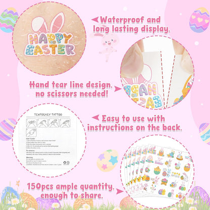 150 PCS Summer Temporary Tattoos, 6 Sheets Waterproof Fake Tattoos with Tropical Fruits Flamingos Hello Summer for Adults Pool Party, Hawaiian Stickers for Hawaiian Luau Party Favors Supplies