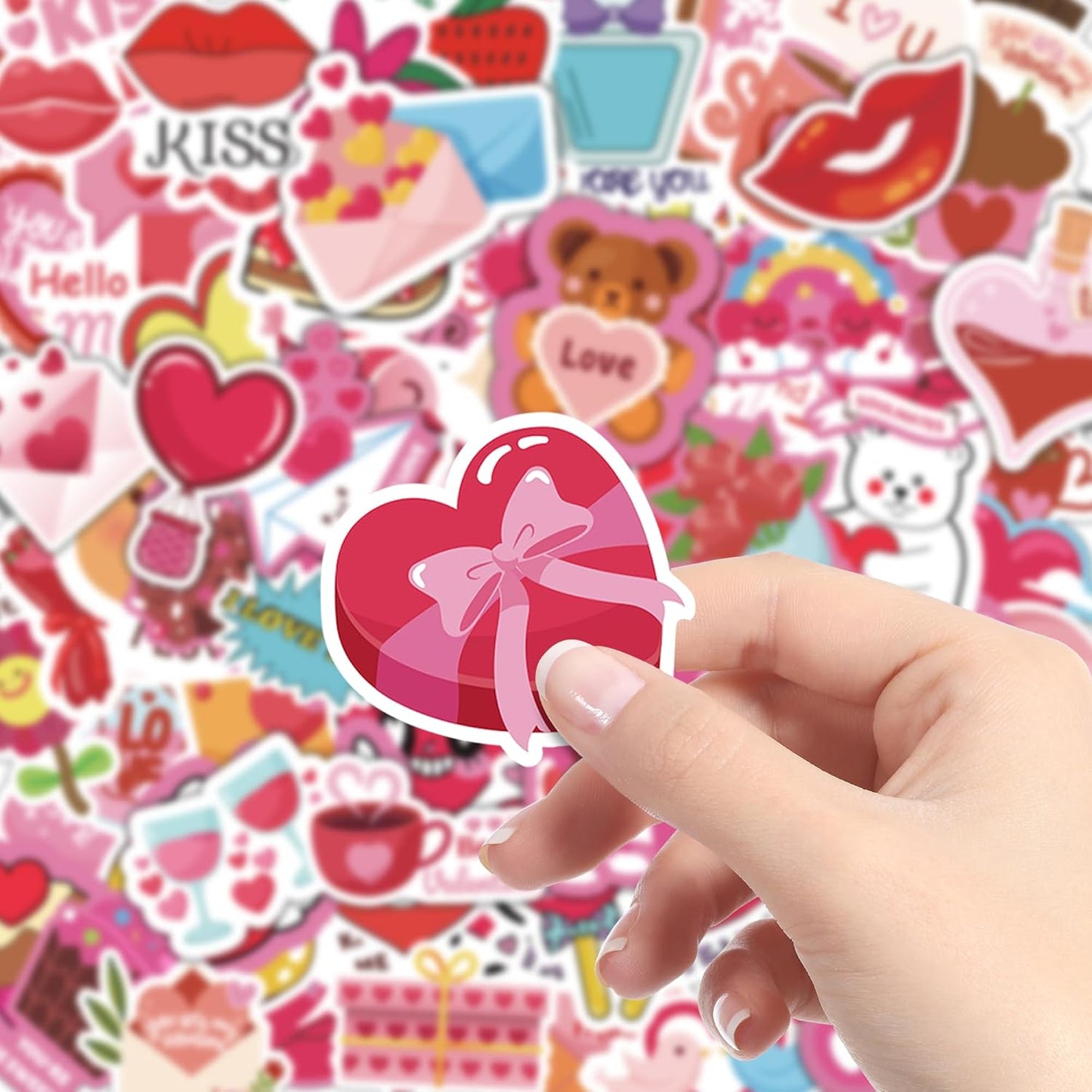 OHOME 100 PCS Water Bottle Stickers for Kids,Cute Animal Aesthetic Sticker Pack - Waterproof Vinyl Kawaii Stickers for Girls Boy Classroom Prizes,Party Favors for Scrapbook, Laptops, Journal,Birthday