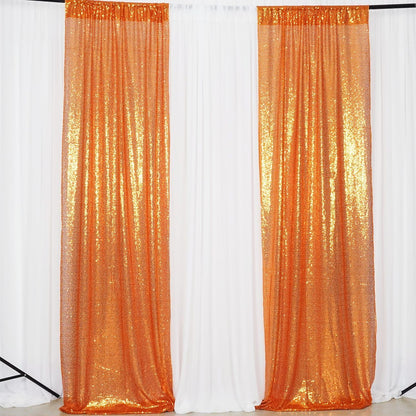 Poise3EHome Black Sequin Backdrop Curtains, 2 Panels 2FTx8FT Glitter Photo Booth Backdrop for Halloween Birthday Bachelorette Wednesday Twilight Party Decorations
