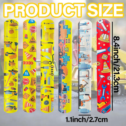 CZWXOXO 74PCS Fruit Slap Bracelets&Stickers Summer Fruit Theme 24PCS Slap Bracelets 50PCS Stickers Party Favors Basket Bag Filler School Prizes Gifts Party Favors Bulk