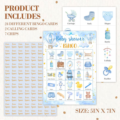 Book Bingo Game, Reading Party Bingo Cards Set, Read Themed Party Games Supplies for Book Lovers, Adults Family Friends Holiday Activities Favors Decorations for 24 Player, 01