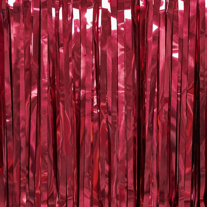 PartyWoo Silver Streamers 3pcs Tinsel Backdrop 8.2FT Metallic Tinsel Foil Fringe Streamer Curtains Party Photo Booth Backdrop for Graduation Baby Shower Bachelorette Wedding Disco Party Decorations