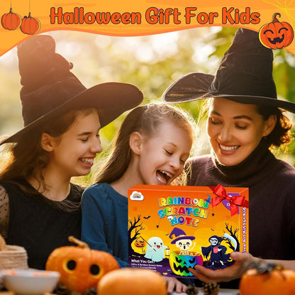ZMLM 24 Pack Scratch Art Party Favors: Birthday Party Favors for Kids 4-8, Bulk Rainbow Scratch Notebook Paper Pads, Goodie Bags Stuffers Girls Boys Classroom Gifts Crafts Toys