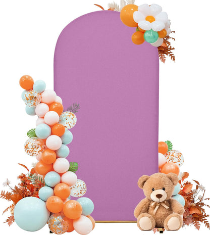 3-Piece Arch Cover Bundle – 7.2FT, 6.6FT & 6FT Stretch Spandex Backdrop Set – Wedding, Birthday & Photo Booth Arch Covers for Every Event