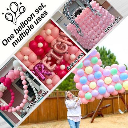 Gold Quick Link Balloons, 60PCS Linking for Balloon Wall Arch Chains, 6inch Linkable for Wedding Birthday Baby Shower Engagement Graduation Party Decorations