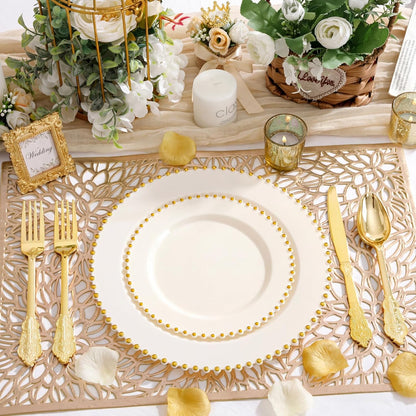 Supernal 360pcs Silver Plastic Cutlery,Elegant Plastic Silverware,Silver Hammed Silverware,Disposable Flatware,Include 120 Forks,120 Knvies,120 Spoons,Perfect for Birthday,Party,Wedding
