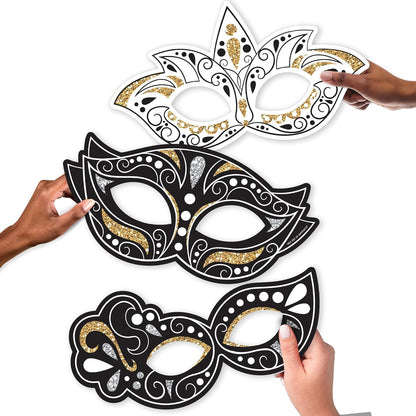 Big Dot of Happiness Prom - Photo Booth Props Kit, Dance Decorations, Photography Accessories, Party Decor- 20 Piece set