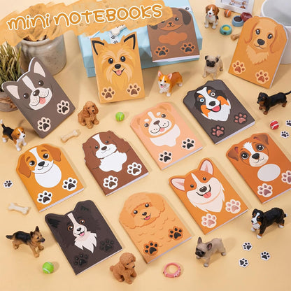 Maxdot 48 Pcs Farm Animals Mini Notebooks Bulk Party Favors Gift Small Cute Pocket Notepads with 20 Sheets, Gifts for Birthday, Back to School Party Classroom Prizes Gift