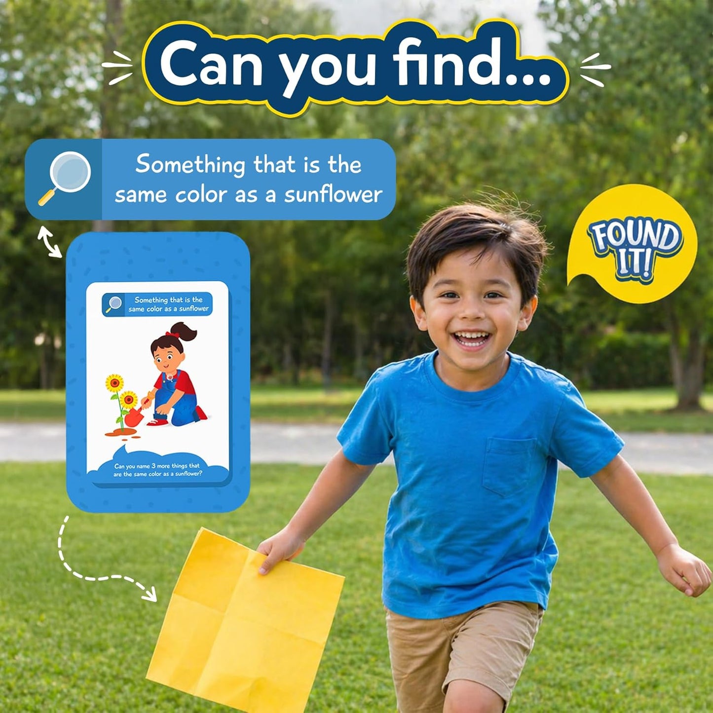 Skillmatics Outdoor Scavenger Hunt Card Game - Found It, Learning Toys, Educational Game Collections, Gifts for Kids, Boys, Girls and Families, for Ages 4, 5, 6, 7, Perfect for Home, School, Playdates