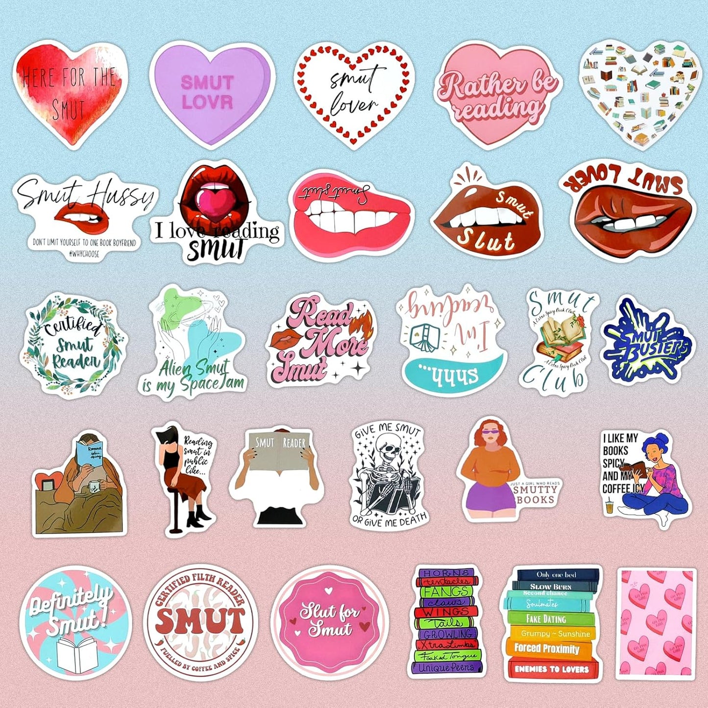 200Pcs Water Bottle Stickers for Kids, Cute Stickers for Water Bottles, Vinyl Waterproof Aesthetic Laptop Sticker Pack Classroom Prizes Skateboard for Kids Teens Girls Students (Cute-200pcs)
