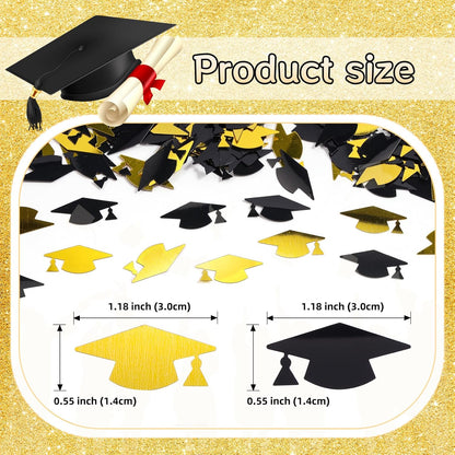 Silver and Blue Graduation Confetti 2026, 1000 Pcs Class of 2026 Table Centerpiece Grad Confetti for 2026 Graduation Party Decorations Supplies
