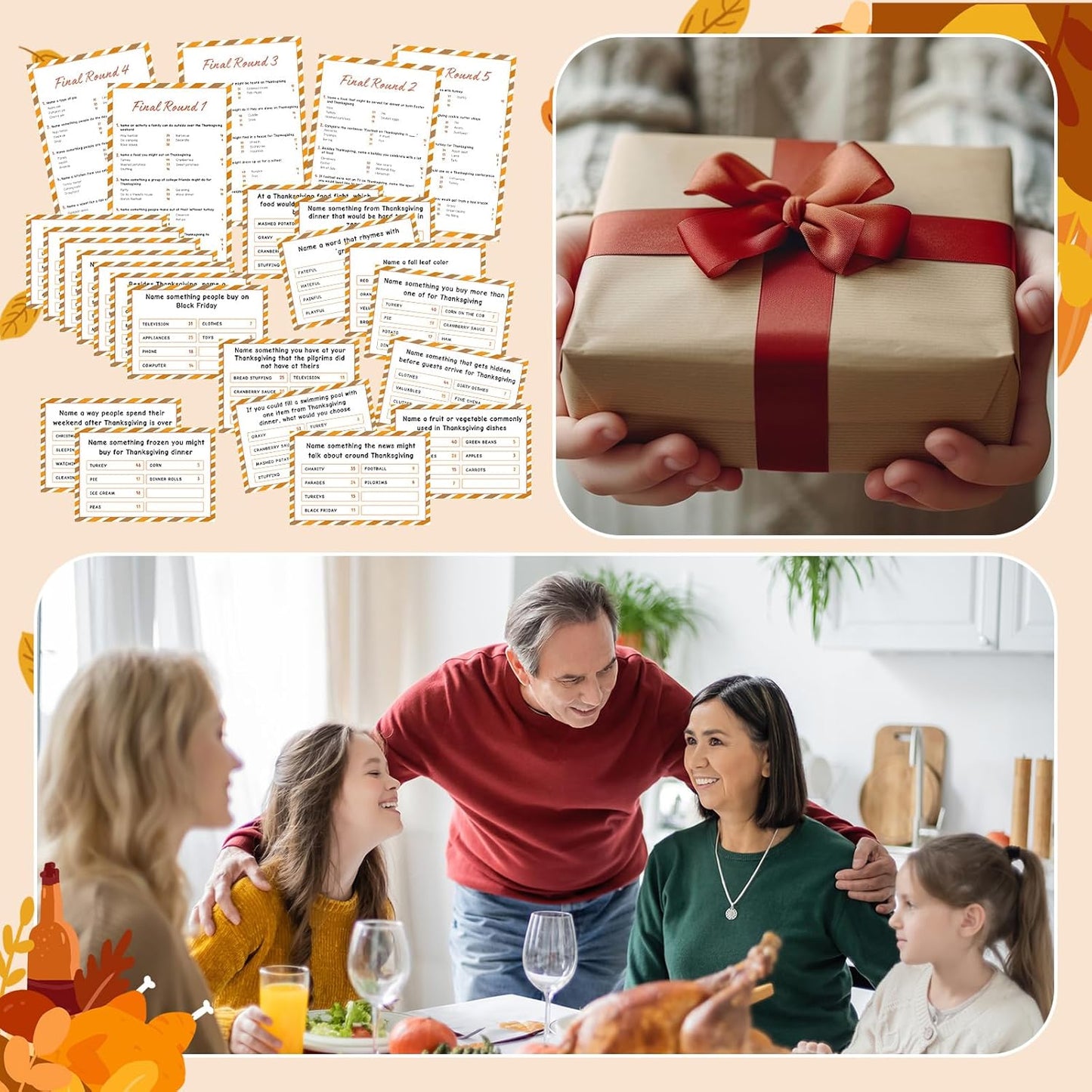 20 Pcs Retirement Friendly Feud Game Set Retirement Party Game Trivia Quiz with 18 Card 2 Buzzer for Adults Family Games Activities Party Supplies, Battery Not Included