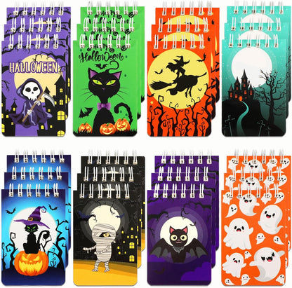 MARFOREVER 24 Pack Mini Animal Notepads Cat Dog Themed Party Favors Cat Dog Mini Spiral Notepads Pet Kitty Gifts for Birthday Teacher Students Reward School Classroom Supplies Goodie Bags Stuffers